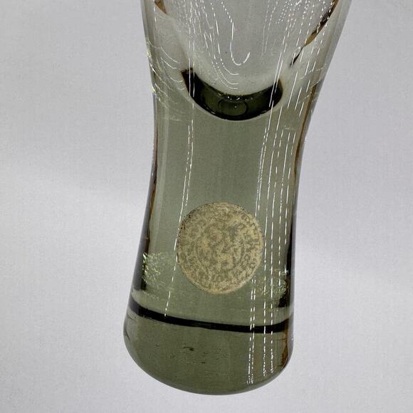 Holmegaard 1960s Per Lutken Christer Smokey Grey Shot Glass Set of 2 Denmark - Picture 4 of 6